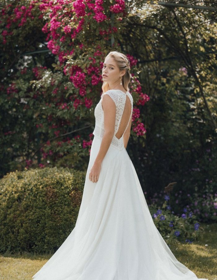 Robe mariage Violette